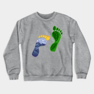 Carbon Footprint Crewneck Sweatshirt